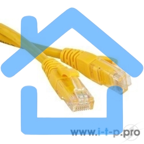 Патч-корд Hyperline PC-LPM-UTP-RJ45-RJ45-C5e-2M-LSZH-YL Патч-корд U/­UTP, Cat.5e, LSZH, 2 м, желтый -1