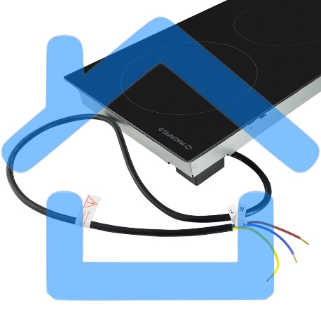 Панель варочная Maunfeld EVCE.292-BK ДОМИНО, ЧЕРНОЕ стекло-6