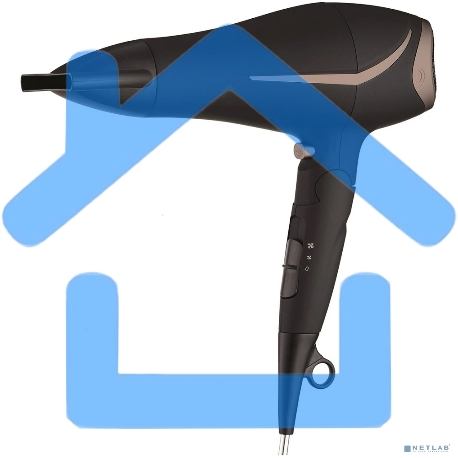 Фен BR3000BN BRAYER, 2200 Вт, 2 скор., холодный воздух,складная ручка, съемный фильтр, шнур 1,8 м-1