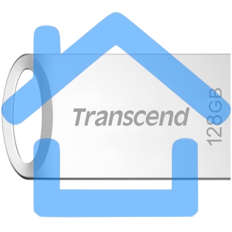 Флешка USB Transcend 128Gb JETFLASH 710 (Silver)-1