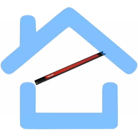 Магнитный держатель для инструмента настенный 455x23x12.5 мм Rexant