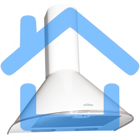 Вытяжка каминная Elikor Эпсилон 60П-430-П3Л белый/серебристый, 60 см, 430 куб. м/ч, 54 дБ