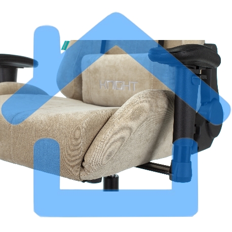 Кресло игровое Бюрократ VIKING KNIGHT LT21 FABRIC песочный крестовина металл/пластик-52