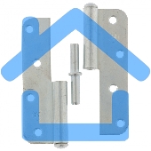 Петля накладная ПН1-110 правая, цинк, 4шт. (Металлист) Россия