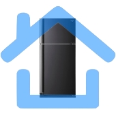 Холодильник Sharp SJ-XE59PMBK черный двухкамерный 430/148 л морозилка сверху