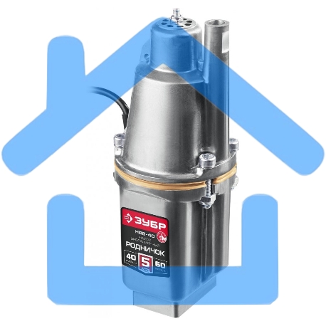 Насос вибрационный ЗУБР Родничок-В, 40 м провод, с верхним забором воды