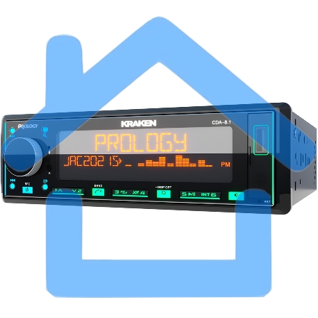 Автомагнитола Prology CDA-8.1 KRAKEN 1DIN 8x65Вт-8