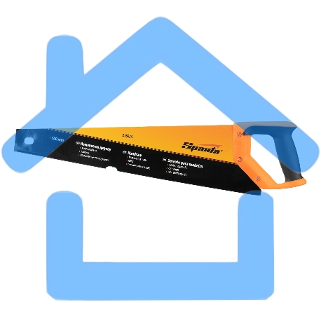 Ножовка по дереву Sparta 500 мм, 7-8 TPI, зуб-2D, каленый зуб, линейка, двухкомпонентная рукоятка-4