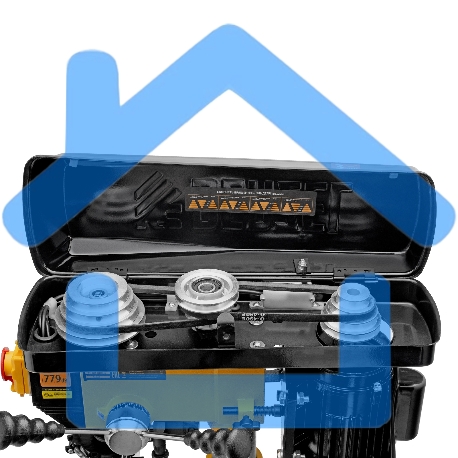 Станок сверлильный Denzel DDM-550L, 550 Вт, 16 мм, 12 ск., лазер, настольный-17