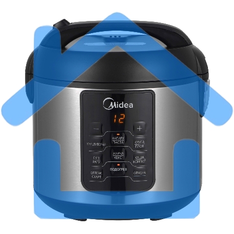 Мультиварка Midea MPC-6034 2л 400Вт серебристый-4