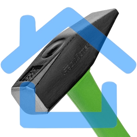 Молоток слесарный СИБРТЕХ, 800 г, фибергласовая обрезиненная рукоятка СИБРТЕХ 10327-2