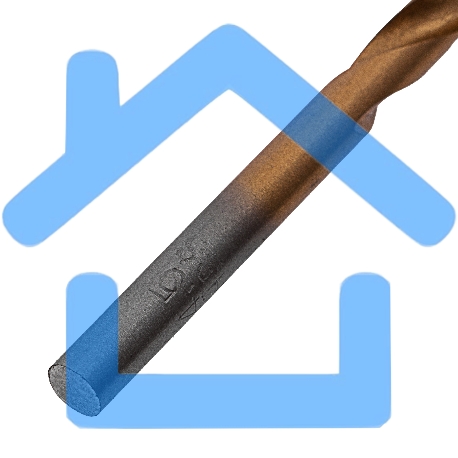 Сверло по металлу, 4,5 мм, HSS, нитридтитановое покрытие, цилиндрический хвостовик Matrix-3