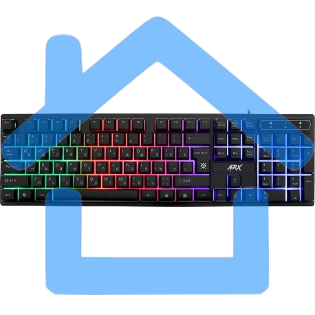 Клавиатура Defender Arx GK-196L RU проводная, USB, черный