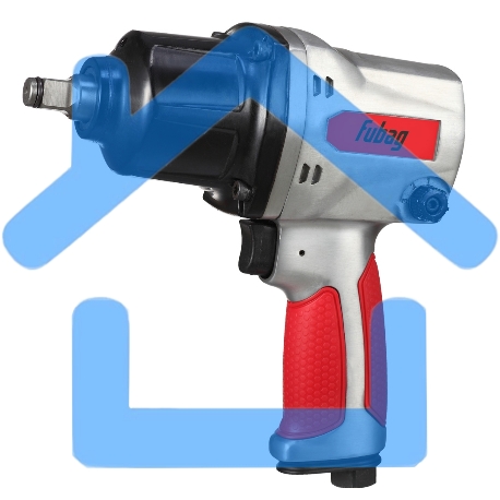 Ударный пневмогайковерт FUBAG IW900 + набор головок 100195