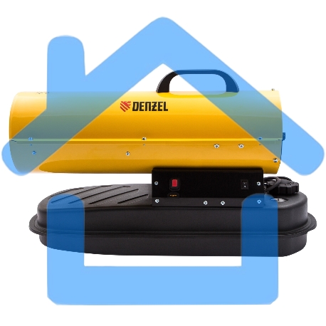 Дизельная тепловая пушка Denzel DHG-10, 10 кВт, 300 м3/ч, прямой нагрев-5
