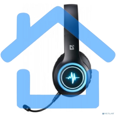 Гарнитура беспроводная Defender FreeMotion B571 черный, микрофон, LED, BT-2