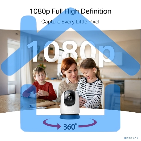 Умная поворотно-наклонная камера Mercusys MC200-3