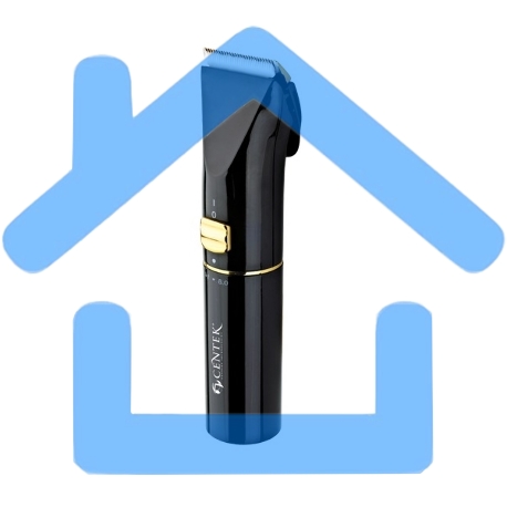 Машинка для стрижки Centek CT-2119 (черный/золотой) сеть/аккум, ножиТИТАН+КЕРАМИКА, 180 мин от батареи-1