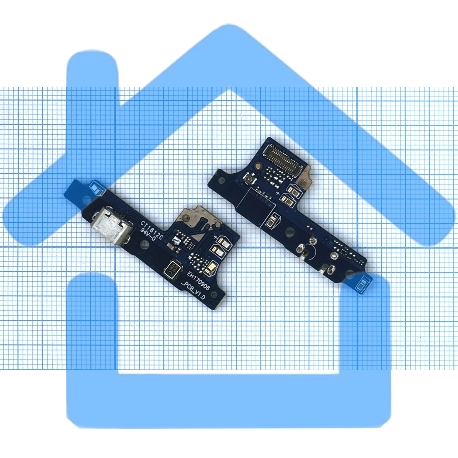 Плата разъема питания с микрофоном для Huawei Y5 2017