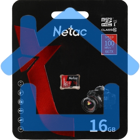 Флеш-накопитель NeTac Карта памяти Netac MicroSD P500 Extreme Pro 16Gb, Retail version card only-2
