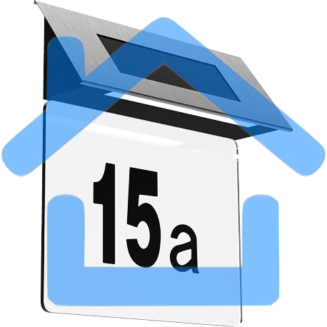 Номер дома на солнечной батарее Gauss LED Solar, 6500K-2