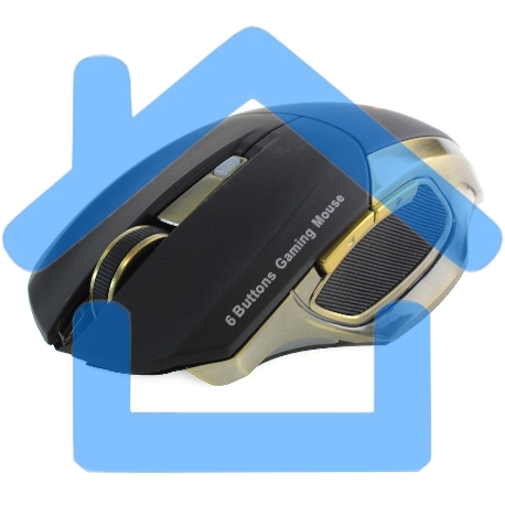 Мышь беспроводная Crown Gaming CMXG-605 черный, 1600 dpi, радиоканал, USB, кнопки - 6-2