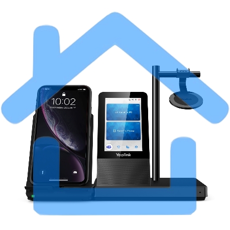 Гарнитура беспроводная Yealink WH66 Dual UC-11