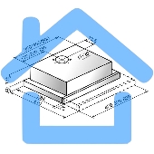 Вытяжка встраиваемая Elikor Интегра 45П-400-В2Л белый/нержавеющая сталь, 45 см, 400 куб. м/ч, 55 дБ
