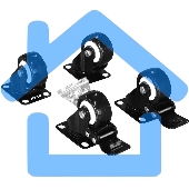Комплект роликов NTSS NTSS-KM+F (упак.:1шт)