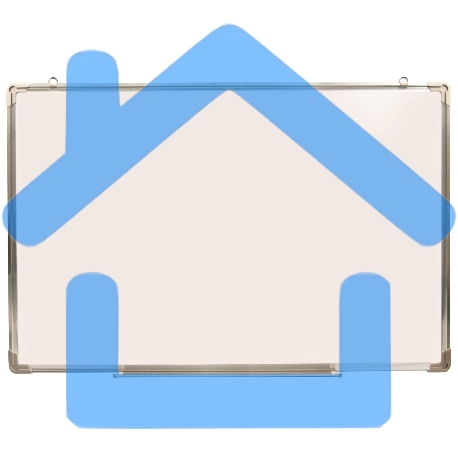 Доска магнитно-маркерная Buro, лак, 60x90см, алюминиевая рама, лоток для аксессуаров