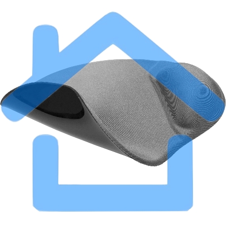 Коврик для мыши Defender гелевый Easy Work (серая лайкра) нескользящ.основа,260х225х5мм-8