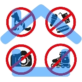 Наклейки запрещающие знаки Rexant 56-0040-9 