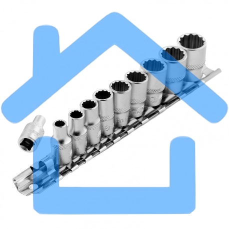 Набор торцевых головок, 1/4