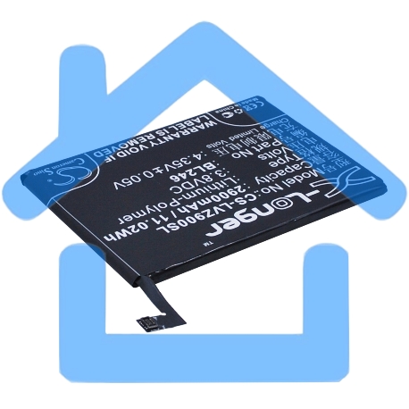 Аккумулятор CameronSinoCS-LVZ900SL BL246 для Lenovo Vibe Shot 3.8V / 2900mAh / 11.02Wh-3