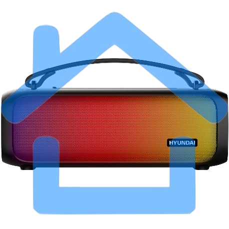 Портативная колонка Hyundai H-PS1020 черный 16W 2.0 BT 10м 1500mAh