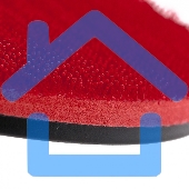 Насадка Matrix для дрели и УШМ с липучкой, 125 мм, твердая