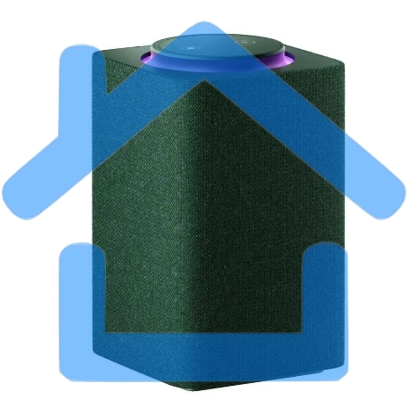 Умная колонка Яндекс Станция Макс, Zigbee, 65Вт, с голосовым ассистентом Алиса на YaGPT, зеленый (YNDX-00053Z)-1