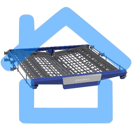 Посудомоечная машина Maunfeld MWF60331S Inverter, нержавеющая сталь, 59.8 см, 14 компл., 42 дБ, класс A+++-10