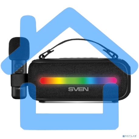 Колонка портативная Sven PS-255 черный 12W 1.0 BT 3600mAh (SV-022563)-15