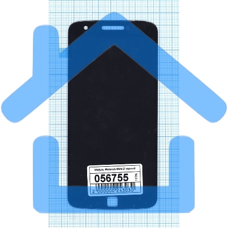 Дисплей для Motorola Moto Z, черный-2