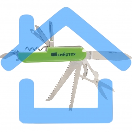 Нож многофункциональный Сибртех компактный размер, 15 функций, 90 мм-2