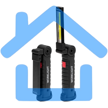 Фонарь многофункциональный с магнитом и клипсой, большой Rexant-3