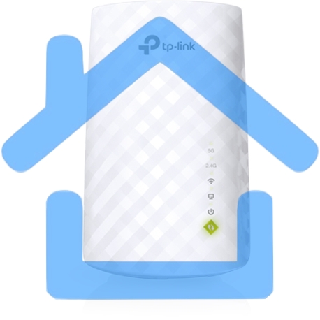 Повторитель беспроводного сигнала TP-Link SOHO RE200 10/100BASE-TX/Wi-Fi белый поставляется без кабеля RJ-45-2