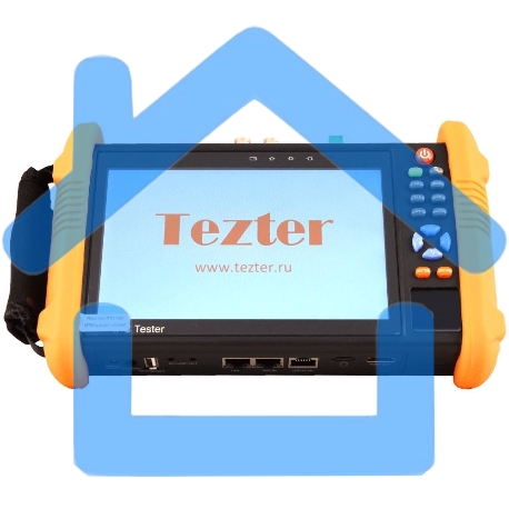 Универсальный монитор-тестер Tezter TIP-HOL-MT-7 AHD/CVI/TVI/CVBS/SDI и IP-видеосистем