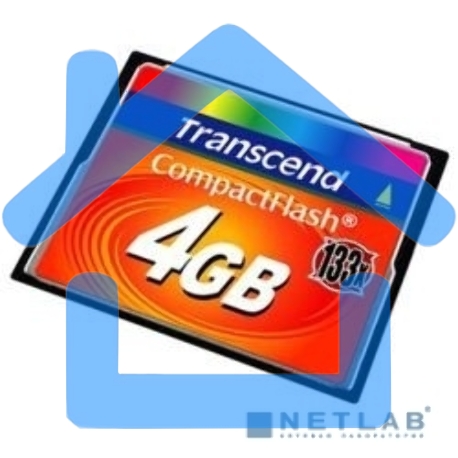 Флеш карта CF 4Gb 133x Type I Transcend (TS4GCF133)-1
