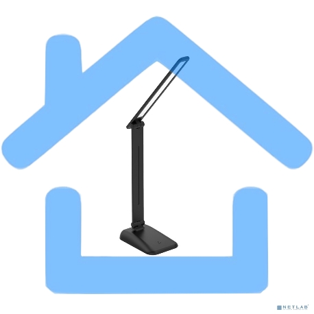 Светильник настольный UF-732 С02 LED 7Вт 3 ур. ярк. черный Ultraflash 14182-1