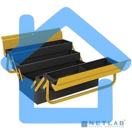 Ящик для инструмента FIT IT металлический с 4-мя раздвижными отделениями 530х200х200 мм 65680-1