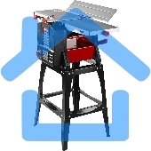 Станок рейсмусно-фуговальный ЗУБР СРФ-254-1600С 1600 Вт, 9000 об/мин, ширина строгания 254 мм