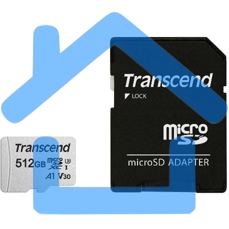 Карта памяти 512Gb microSD w/ adapter UHS-I U3 A1-4