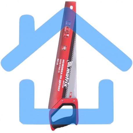 Ножовка Matrix по дереву,500 мм,волновая вырубка,3-4 TPI,зуб 2D,каленый зуб,двухкомп.руко-ка MASTER